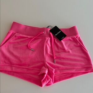 Juicy Couture Hot Pink Velour Shorts! M